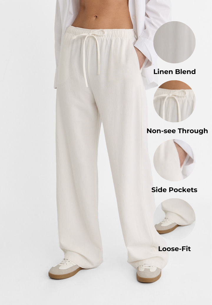 Allegra Loose-fit Linen Pants