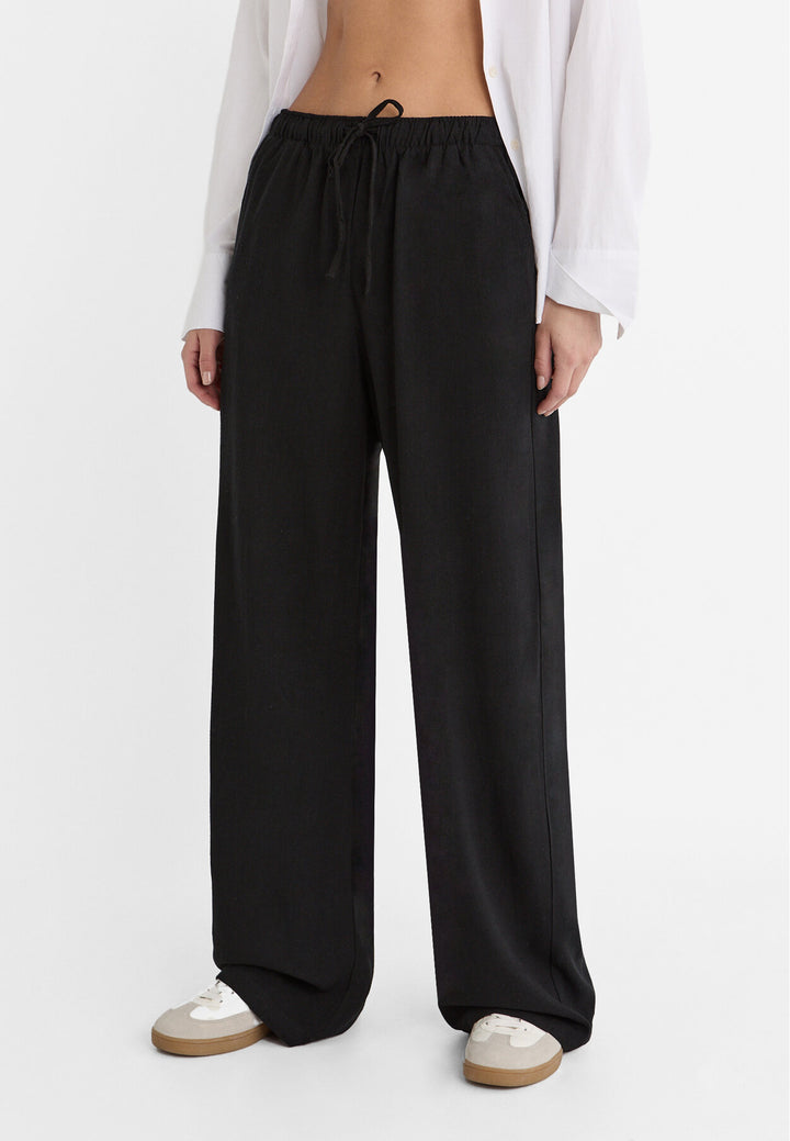 Allegra Loose-fit Linen Pants