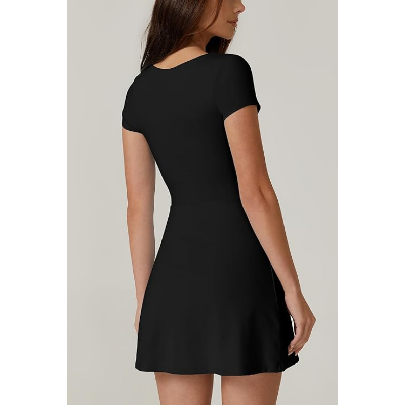 Ashley Square Neck Tennis Dress